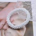 Pure Snow Beads Bracelet