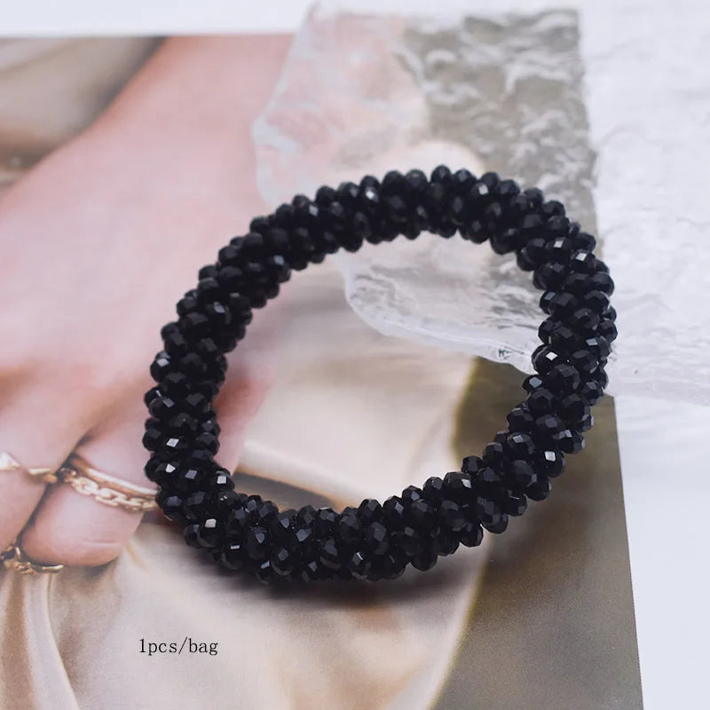 Black Beads Bracelet