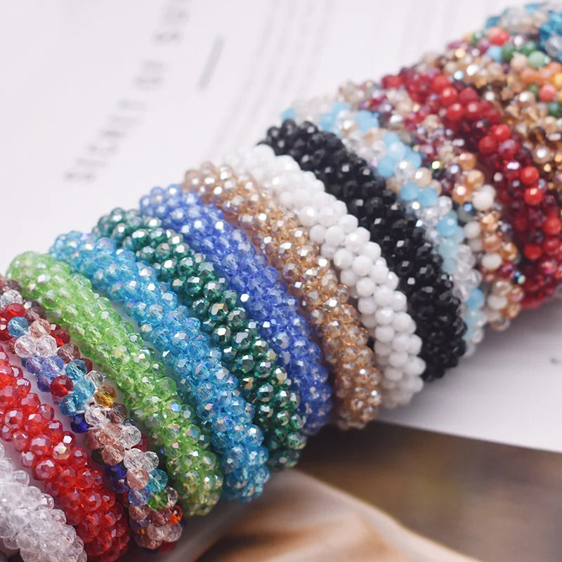 Pure Snow Beads Bracelet